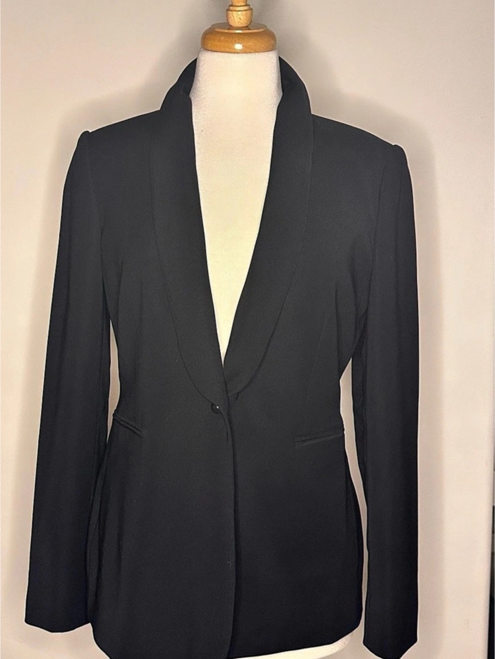 Calvin Klein Women's Black Blazer Size 4 Like New